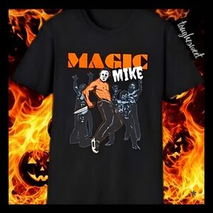 🆕️MICHAEL MYERS "MAGIC MIKE" HORROR ICONIC GRAPHIC T'SHIRT